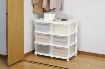 JEJ EWエミング深型ストッカー6引出し(キャスター付)