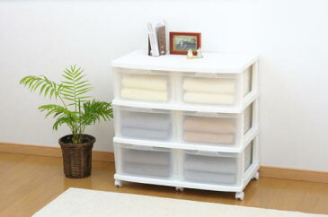 JEJ EWエミング深型ストッカー6引出し(キャスター付)