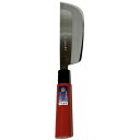 玉日本 ステン特殊鋼割込 野菜収穫包丁 楽太郎 140mm 赤直柄付 TY-420 691056 202401
