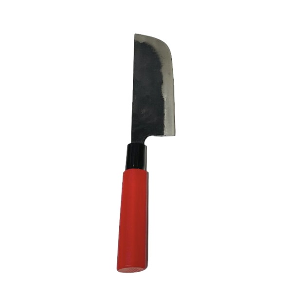 Rakuten - 宝馬　野菜収穫包丁　鋼付　135mm　赤柄付　TY-631　　691234　202302