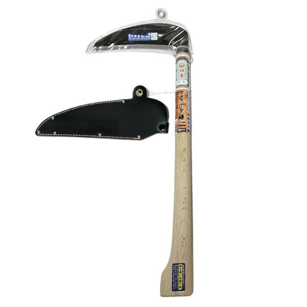 Rakuten - 玉日本　関東型ナタ鎌　白二鋼付　190mm　450mm本樫掛柄 【安全鞘付】　　130919　202308