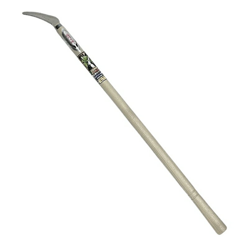 宝日本　草取鋸鎌　Wシャーク　ステンレス鋼　90mm　600mmラッパ柄　SKN-600　　1403725　202404