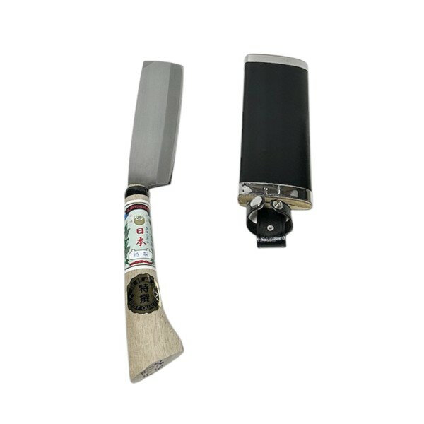 玉日本　ソフト鞘入鉈165mm　片刃　磨　白二鋼　　180006　202411
