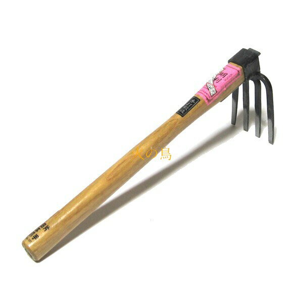 明利　片手鍬　四本爪　No.101　390mm柄　　195540　202006