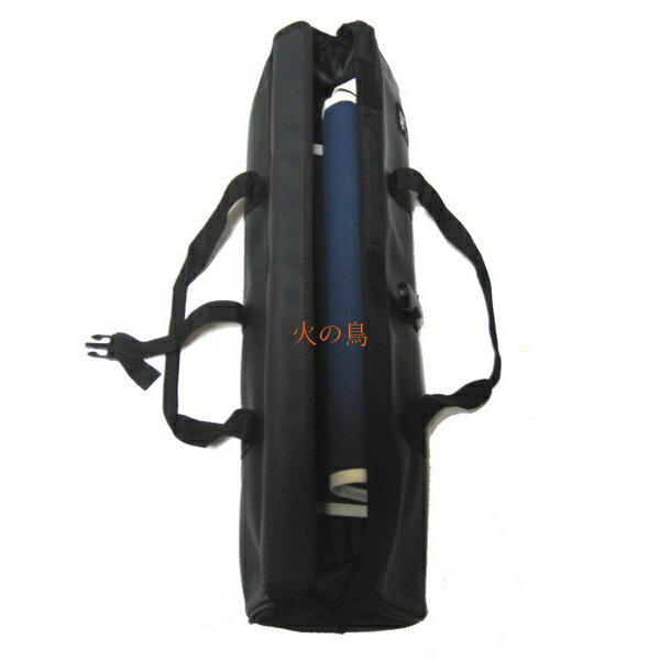 包丁キャリングバッグ　ブラック　帆布製包丁用布巻ケース（紺色）付　　629975　201904
