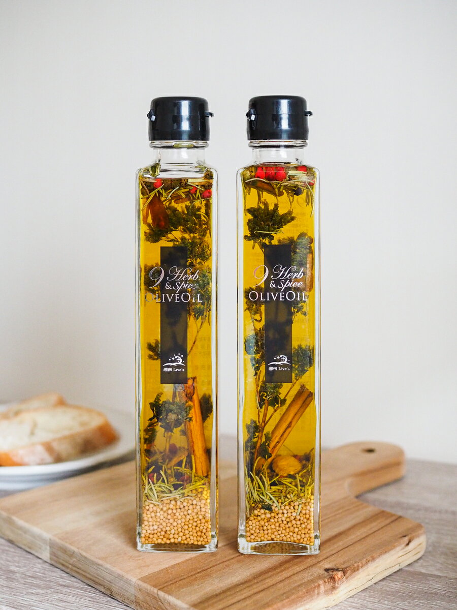 【送料無料】9Herb＆Spice Olive Oil(ナイン ハーブ＆スパイス オリーブオイル)2本セット【プレゼント/ギフト/料理】のサムネイル