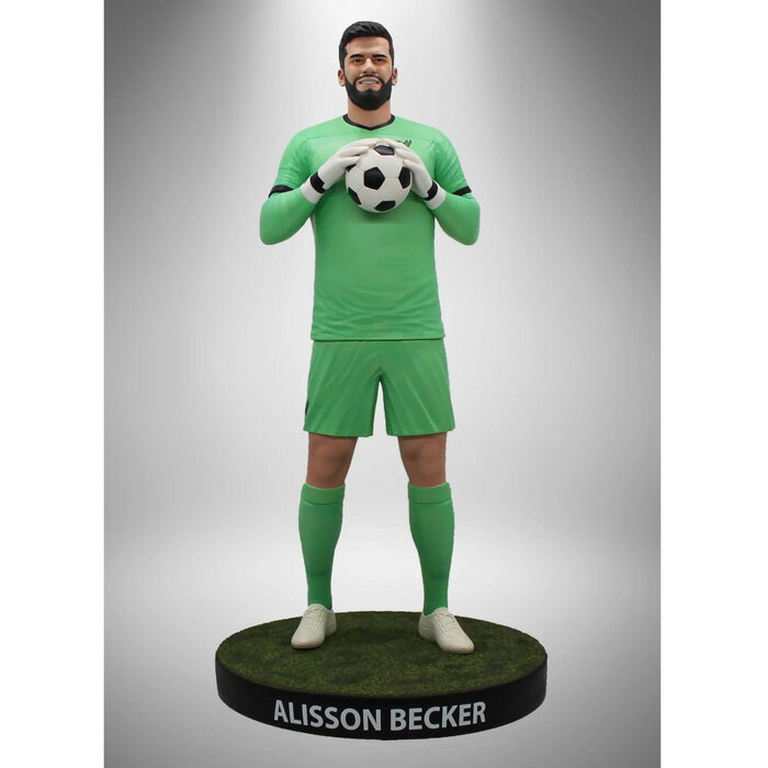 ◆Football Finest Statue by Soccer Starz リバプール アリソン・ベッカー (約 60×30×29cm)(世界限定：400体)【サッカー フィギュア サッカースターズ】【スポーツ ホビー】【店頭受取対応商品】【予約：ご注文後3週間～待ち】