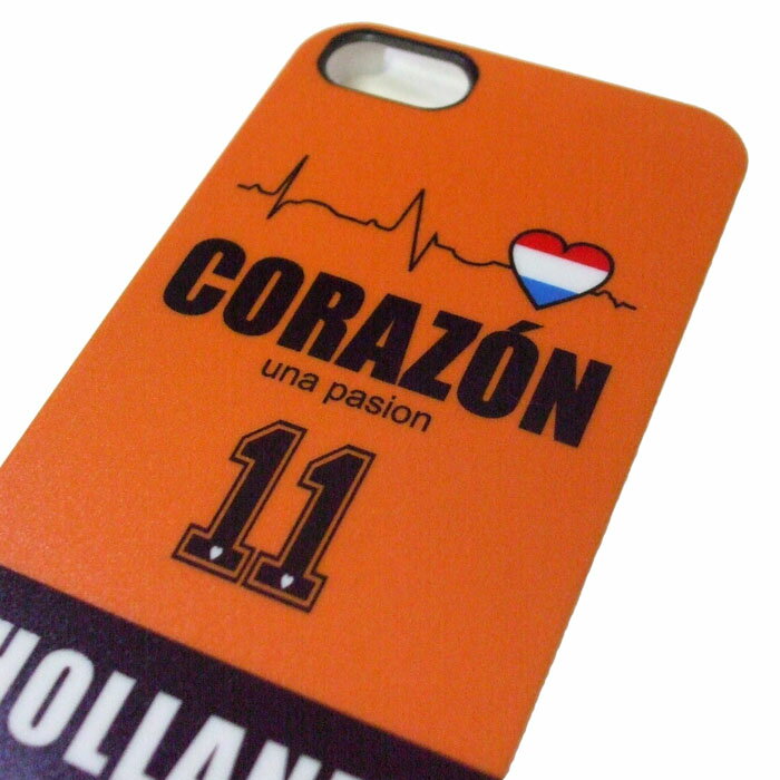 ★SALE★セール★CORAZON(コラソン)×オランダ iPhone5/5sケース(カバー)【サッカー モバイル 携帯電話 アクセサリー ケース】(czaa002)【スポーツ ホビー】【店頭受取対応商品】