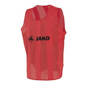 ビブス ジュニアサイズ(レッド)【JAKO/ヤコ】【サッカー 設備 備品 ビブス】(2612 01-05)【店頭受取対応商品】