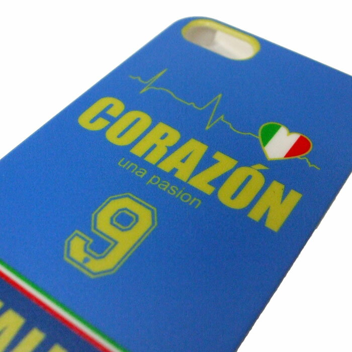 ★SALE★セール★CORAZON(コラソン)×イタリア iPhone5/5sケース(カバー)【サッカー モバイル 携帯電話 アクセサリー ケース】(czaa004)【店頭受取対応商品】