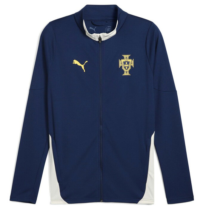 ポルトガル代表 2025 フルジップ トレーニングジャケット(ネイビー)【PUMA/プーマ】【サッカー トレーニングウェア】(779522-13)【店頭受取対応...