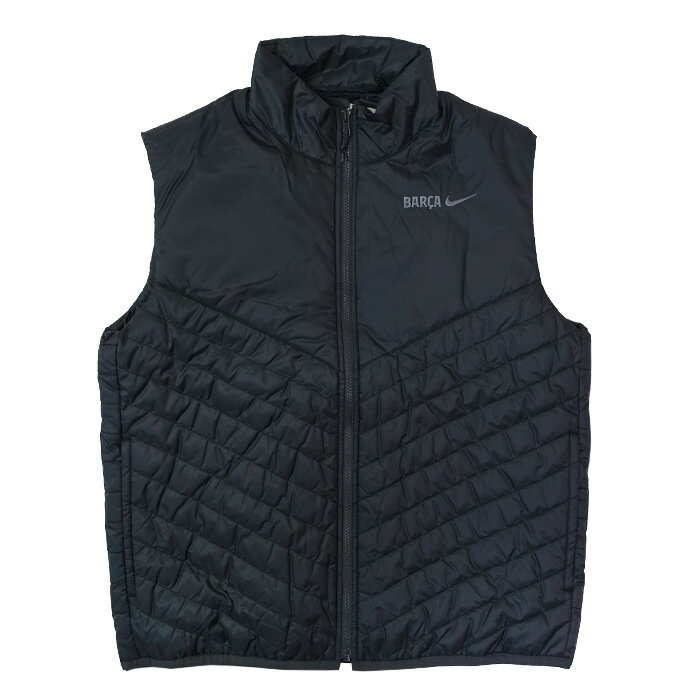 FCバルセロナ 25-26 Therma-FIT ウインドランナー ミッドウェイト ベスト(ブラック)【NIKE/ナイキ】【サッカー ウエア ジャケット】(HM...