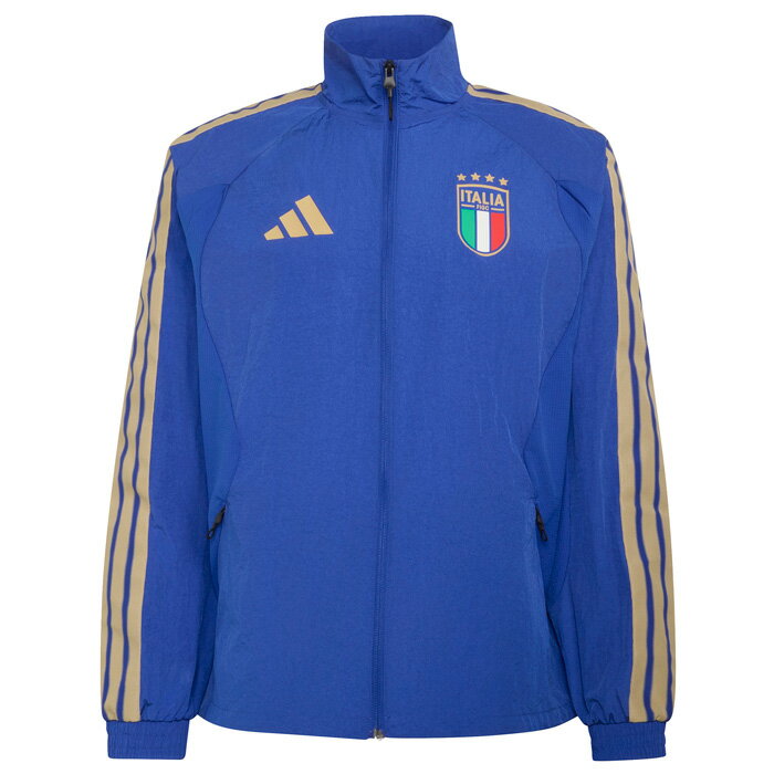 樂天商城 - イタリア代表 2026 ホーム アンセムジャケット(ブルー)【adidas/アディダス】【サッカー ウエア ジャケット】(JY9602)【店頭受取対応商品】