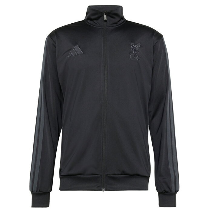 リバプール 26-27 DNA トラックトップ(ブラック)【adidas/アディダス】【サッカー ウエア ジャケット】(KG2496)【店頭受取対応商品】
