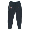 FCバルセロナ 24-25 テックフリース ジョガーパンツ (ブラック)【NIKE/ナイキ】【サッカー TECH PACK スウェットパンツ】(FN8487-0...