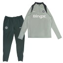 チェルシー 25-26 Dri-FIT Strike ドリルトップ&KPZパンツ 上下セット(カーキ×ダークグリーン)【NIKE/ナイキ】【サッカー トレーニングウェア ジャージ】(HJ7772-373&HJ6922-349)【店頭受取対応商品】
