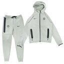 チェルシー 25-26 テックフリース フルジップ フーディー&ジョガーパンツ 上下セット(カーキ)【NIKE/ナイキ】【サッカー TECH PACK パーカー】(HJ6424-370&HJ6442-370)【店頭受取対応商品】