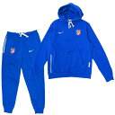 アトレチコマドリード 25-26 スタンダードイシュー プルオーバーフーディー& パンツ 上下セット (ブルー)【NIKE/ナイキ】【サッカー スウェット パーカー】(HQ1540-480&HQ1548-480)【店頭受取対応商品】