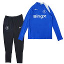 チェルシー 25-26 Dri-FIT Strike ドリルトップ&KPZパンツ 上下セット(ブルー×ブラック)【NIKE/ナイキ】【サッカー トレーニングウェ...