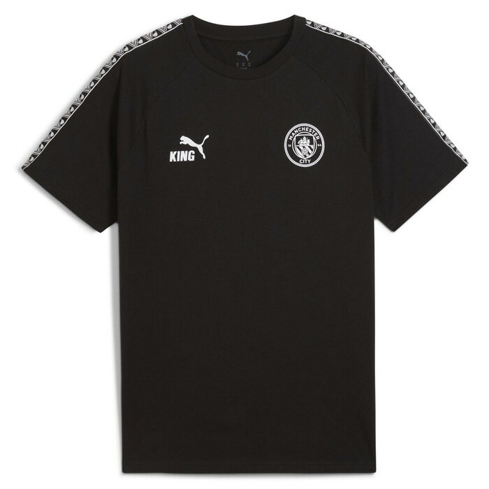 マンチェスターシティ 25-26 KING Tシャツ 半袖(ブラック)【PUMA/プーマ】【サッカー サポーター グッズ 】(782697-02)【店頭受取対応...