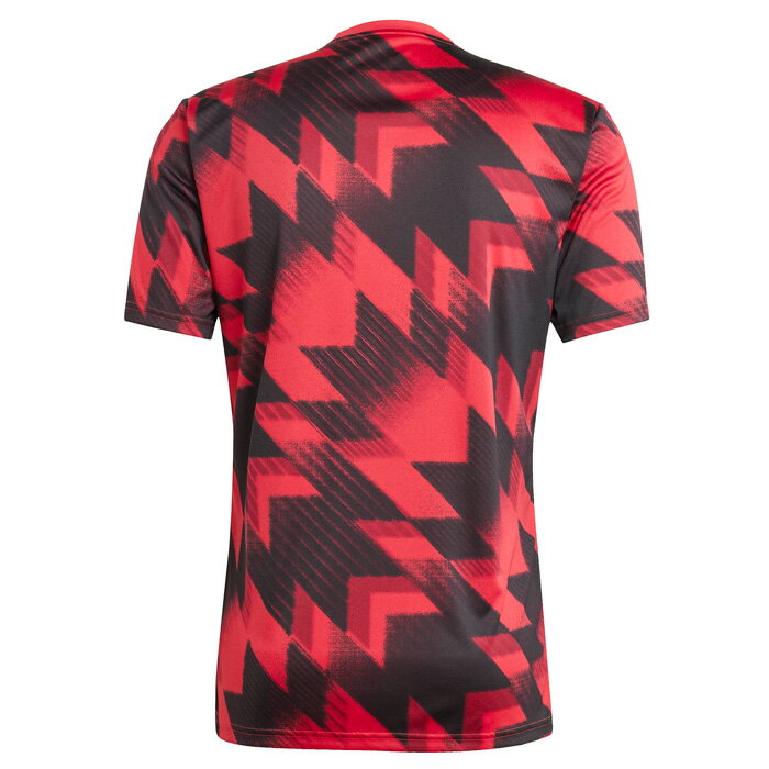 マンチェスターユナイテッド 25-26 プレマッチシャツ 半袖(レッド×ブラック)【adidas/アディダス】【サッカー ウエア プラクティスシャツ】(JP3233)【店頭受取対応商品】 2