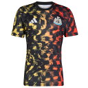 ニューカッスル 25-26 プレマッチシャツ 半袖(ブラック×イエロー)【adidas/アディダス】【サッカー ウエア プラクティスシャツ】(JN8797)【店...