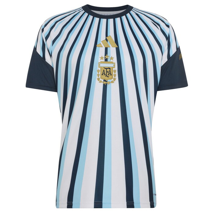 Rakuten - アルゼンチン代表 2026 ホーム プレマッチジャージー 半袖 (ホワイト×ネイビー)【adidas/アディダス】【サッカー ウエア プラクティスシャツ】(JY9530)【店頭受取対応商品】