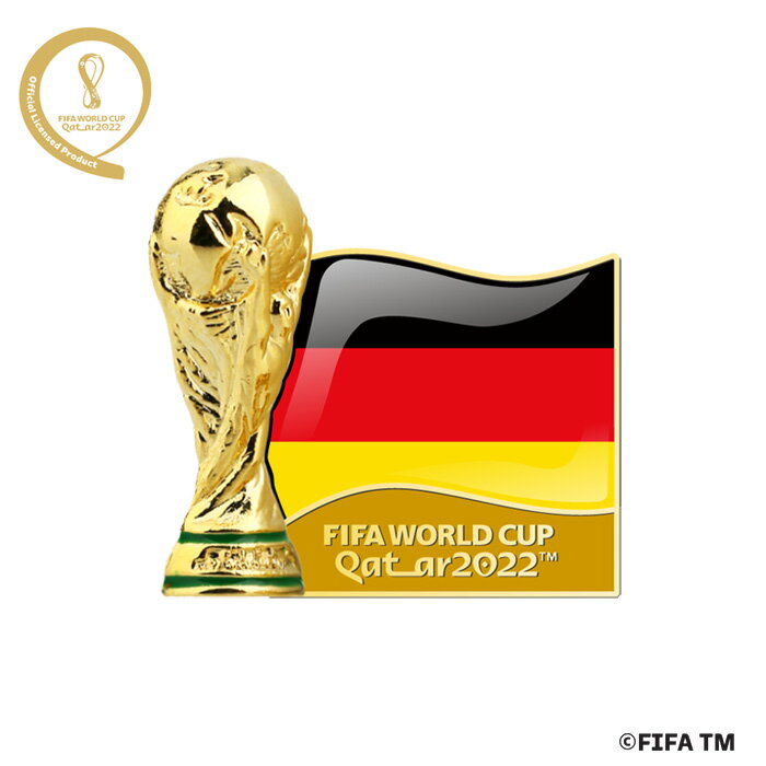 ★SALE★セール★2022 FIFAワールドカップ W杯 カタール オフィシャル 優勝国トロフィーピンバッジ ドイツ 【サッカー サポーター W杯 グッズ】 F22-PN-0035/GERMANY 【店頭受取対応商品】