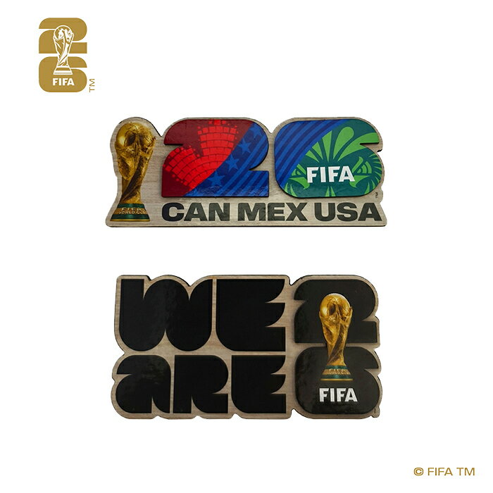 2026 FIFAワールドカップ (W杯) 北中米大会 オフィシャル MDFマグネット WE ARE ...