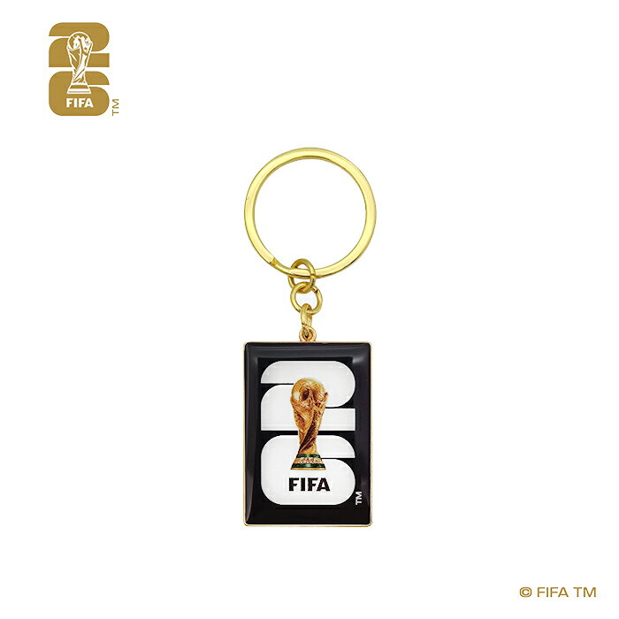 Other - 2026 FIFAワールドカップ (W杯) 北中米大会 オフィシャル エンブレムキーホルダー【サッカー W杯 グッズ キーリング】(F26-KC-0010)【店頭受取対応商品】