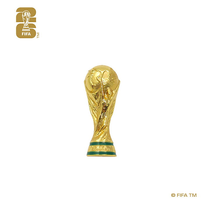 乐天商城 - 2026 FIFAワールドカップ (W杯) 北中米大会 オフィシャル 2.5D トロフィー ピンバッジ【サッカー サポーター W杯 グッズ ピンズ】(F26-PN-0002)【店頭受取対応商品】