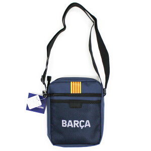 FCバルセロナ オフィシャル ショルダーバッグ(ネイビー) 【サッカー アクセサリー バッグ】(FCB-114)【店頭受取対応商品】