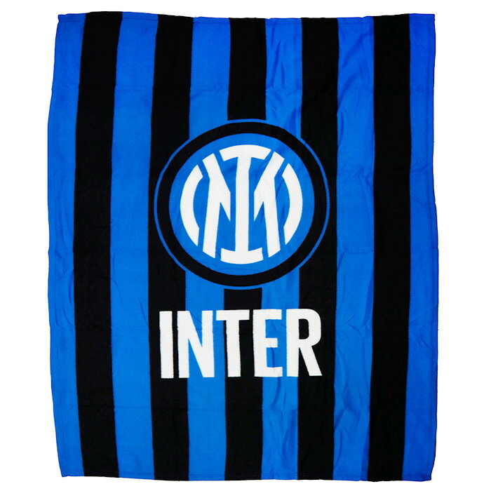 インテル オフィシャル フリースブランケット(ブルー×ブラック)【サッカー サポーター グッズ】(IN.9706135)【店頭受取対応商品】