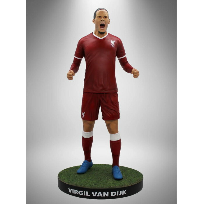 ◆Football Finest Statue by Soccer Starz リバプール フィルジル・ファン・ダイク (約 60×30×29cm)(世界限定：450体)【サッカー フィギュア サッカースターズ】【店頭受取対応商品】【予約：ご注文後3週間～待ち】