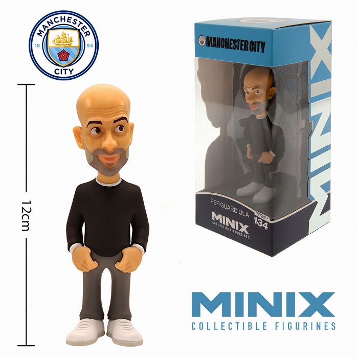 MINIX Figure Football Stars マンチェスターシティ ペップ・グアルディオラ監督(12cm)【サッカー グッズ ミニックス フィギュア】(134)【店頭受取対応商品】