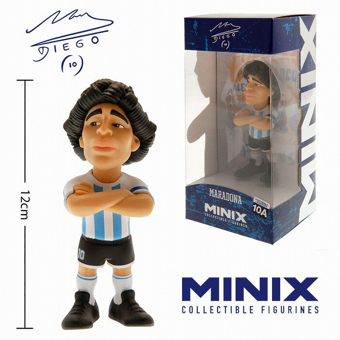 MINIX Figure Football Stars アルゼンチン代表 マラドーナ(12cm)【サッカー グッズ ミニックス フィギュア】【店頭受取対応商品】