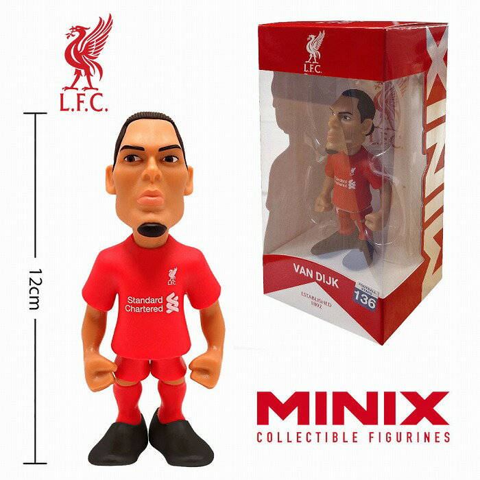 MINIX Figure Football Stars リバプール フィルジル・ファン・ダイク(12cm)【サッカー グッズ ミニックス フィギュア】【店頭受取対応商品】