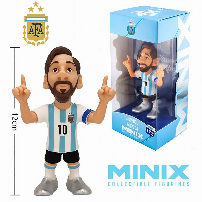 MINIX Figure Football Stars アルゼンチン代表 メッシ(12cm)【サッカー グッズ ミニックス フィギュア】(173)【店頭受取対応商品】