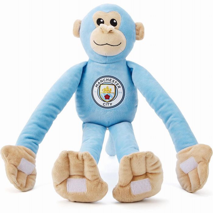 Other - マンチェスターシティ オフィシャル ぬいぐるみ ハンギング モンキー(スカイ)【サッカー サポーター グッズ】【店頭受取対応商品】