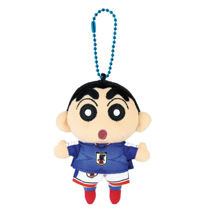 乐天商城 - 日本代表 2026 オフィシャル クレヨンしんちゃん ぬいぐるみマスコット しんのすけ【サッカーサポーターグッズ ぬいぐるみ】(KS-5549361SS)【店頭受取対応商品】