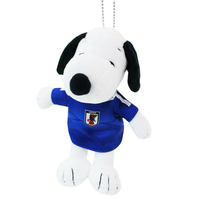 日本代表 2026 オフィシャル ぬいぐるみマスコット スヌーピー(18cm)【サッカーサポーターグッズ ぬいぐるみ】(182323)【店頭受取対応商品】