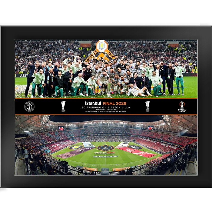 ◆UEFAヨーロッパリーグ 2026 FINAL オフィシャル 額入りフォト(強…