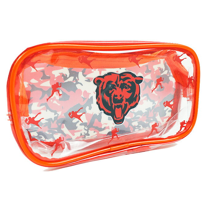★SALE★セール★シカゴ・ベアーズ クリア ペンケース【NFL アメリカンフットボール グッズ 雑貨】【店頭受取対応商品】