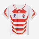 ★SALE★セール★ラグビー 日本代表 RWC 2023 レプリカ ホーム 半袖 ジャージー キッズ【canterbury/カンタベリー】【ラグビーW杯 ユニフォーム ジュニア 子供用】(RGJ33982WC-10)【店頭受取対応商品】