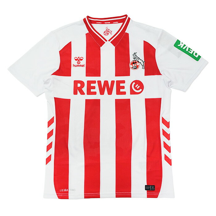 ○1.FCケルン 25-26 ホーム 半袖 ユニフォーム【hummel/ヒュンメル】【サッカー ウエア レプリカユニフォーム】(230185-9402)【店頭受取対応商品】
