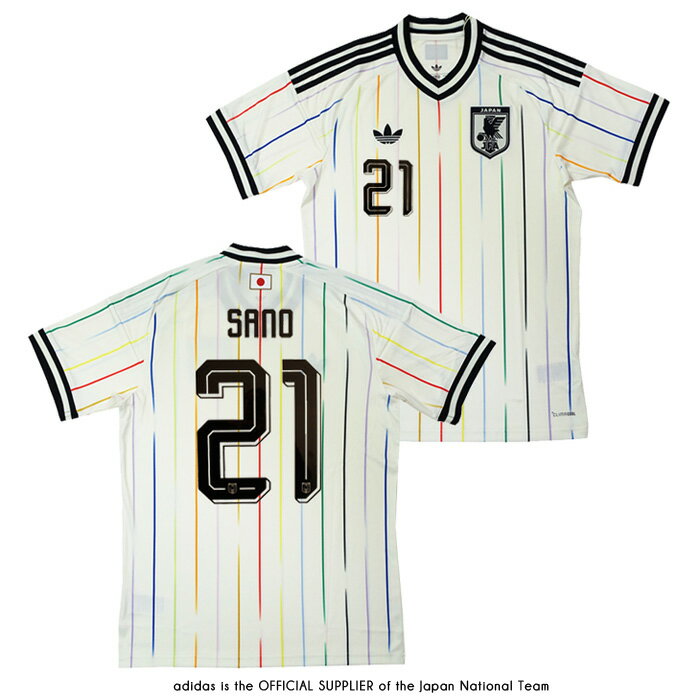 ●アディダス サッカー日本代表 2026 アウェイ レプリカ ユニフォーム No.21 佐野 海舟【adidas/アディダス】【サッカー ウエア レプリカユニフォーム】(JN1872/21S)【店頭受取対応商品】(4.0)