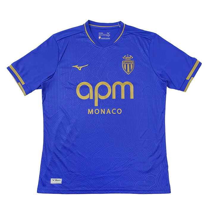○ASモナコ 25-26 アウェイ 半袖 ユニフォーム【MIZUNO/ミズノ】【サッカー ウエア レプリカユニフォー..