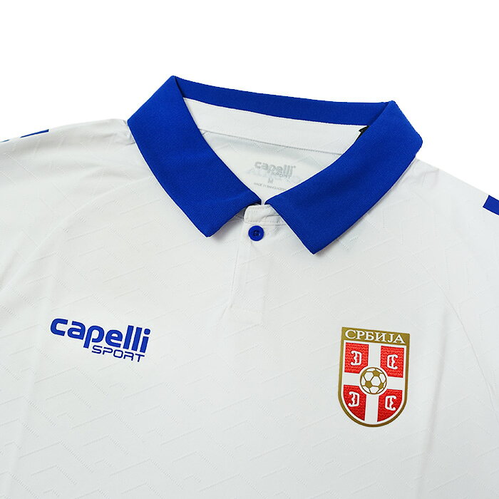 サッカーショップ fcFAの○セルビア代表 25-26 アウェイ 半袖 オーセンティック ユニフォーム【Capelli/カペリ】【サッカー ウエア ユニフォーム】(AGA-12457)【店頭受取対応商品】｜アングル3