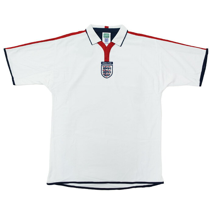 ●イングランド代表 03-05 ホーム 半袖 レトロ ユニフォーム (復刻モデル)【SCORE DRAW/スコアドロー】【サッカー ウエア レプリカユニフォーム】(ENG04HPYSS)【店頭受取対応商品】