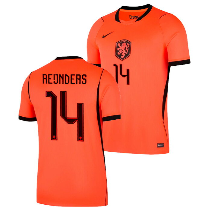 樂天商城 - ●オランダ代表 2026 ホーム 半袖 ユニフォーム No.14 ラインデルス【NIKE/ナイキ】【サッカー ウエア レプリカユニフォーム】(IB5334-809/14R)【店頭受取対応商品】